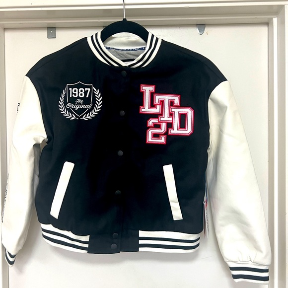 Limited Too Other - NWT Limited Too Varsity bomber style jacket - girls size M